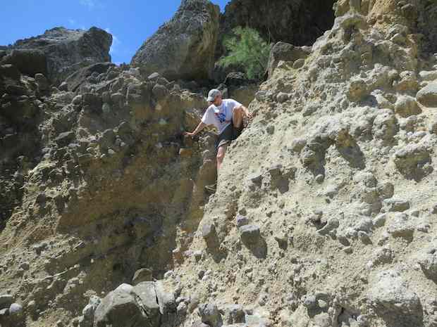 [photo of Eric the adventurous on Saipan]