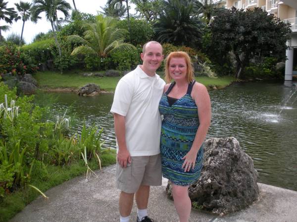 Chris and Kayla on Saipan