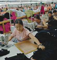 Saipan factory workers