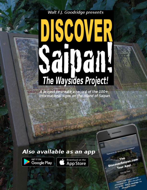 The Discover Saipan Waysides Tour book cover