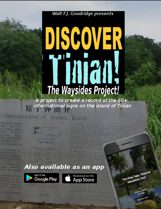 Discover Tinian Waysides Tour book cover