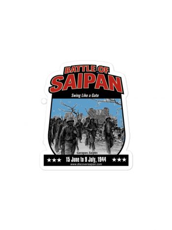 Battle of Saipan Sticker "Swing Like a Gate"