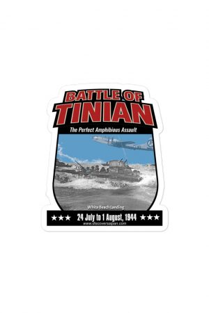 Battle of Tinian Bubble-free stickers