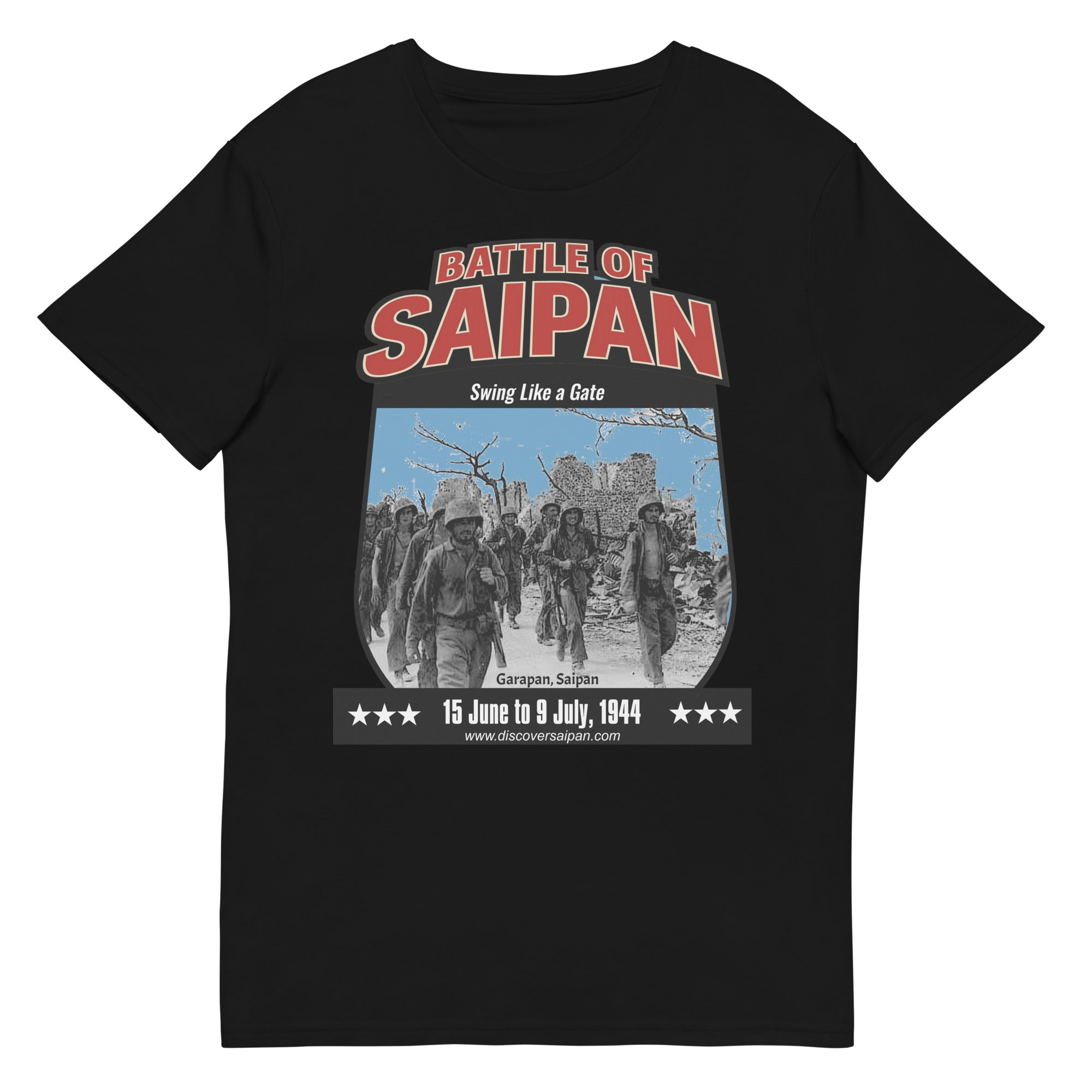 Battle of Saipan premium cotton t-shirt